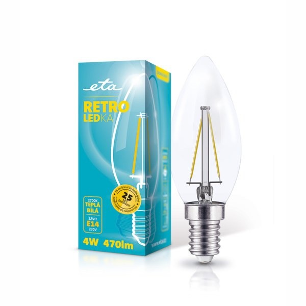 LED žárovka ETA 4W/E14 8890 90004