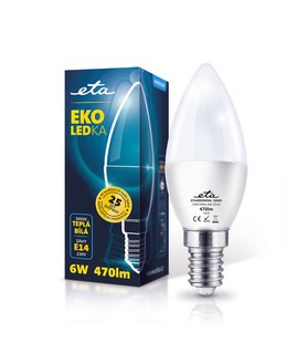 LED žárovka ETA  6W/ E14 4890 90006